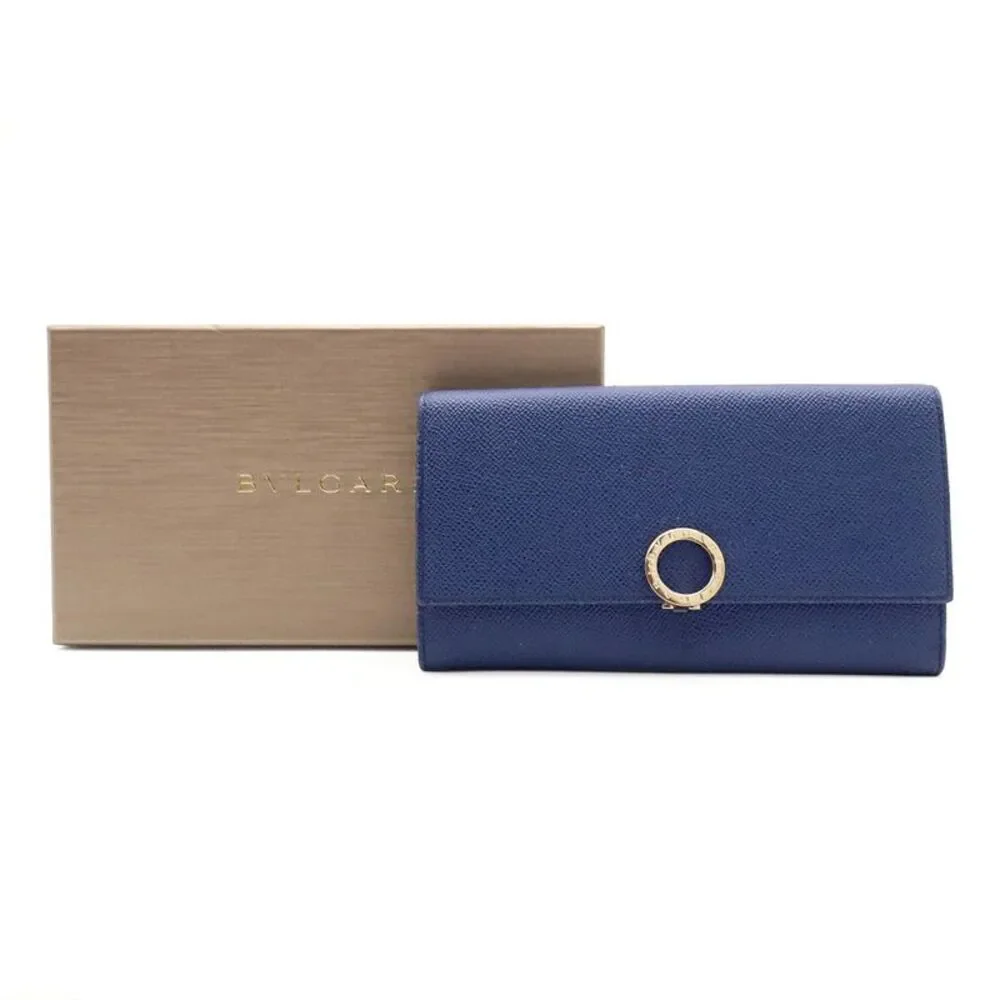 Bvlgari Logo Clip Long Wallet